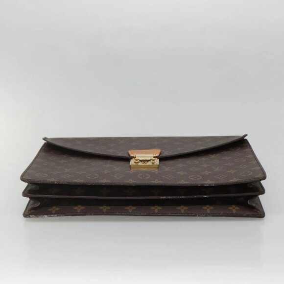 LOUIS VUITTON Monogram Serviette Conseiller Briefcase M53331 LV Auth BA5400 - Picture 9 of 16